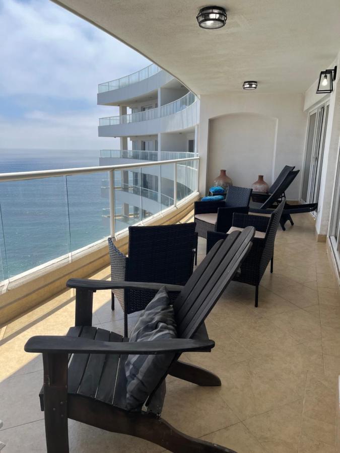 Beachfront 4 Bedroom Penthouse - Pool Steps To Beach & Mins To Downtown Rosarito Esterno foto